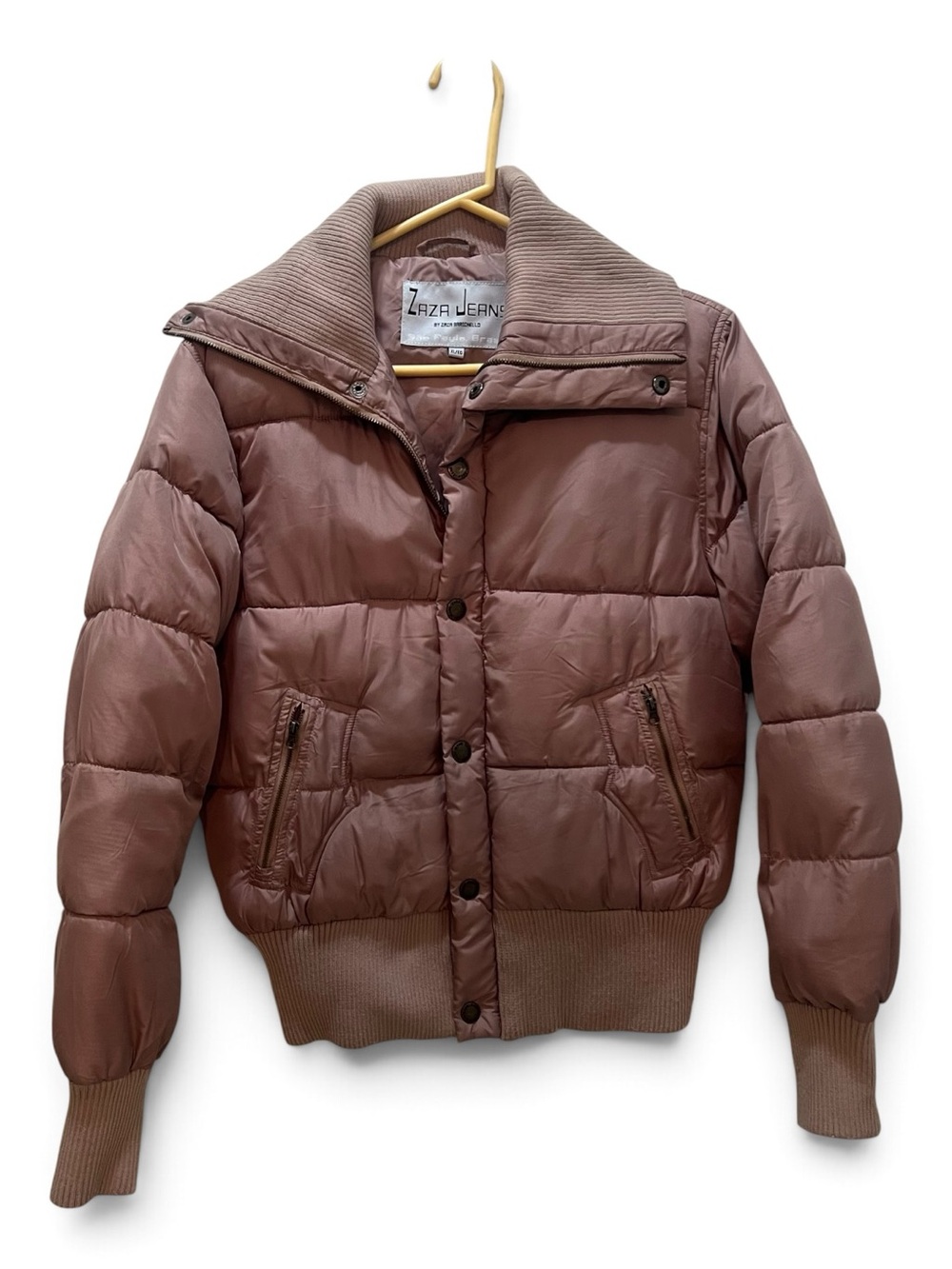 ZARA Dusty Rose Puffer Jacket